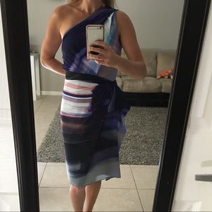 💜Rachel Roy One-Shoulder Dress